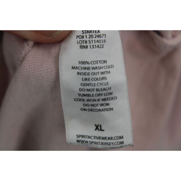 SPIRIT JERSEY SEAWORLD XL WOMEN Pink Rose Gold Sweatshirt - Picture 7 of 7